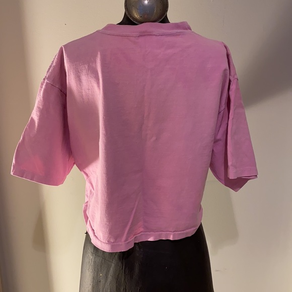 Authentic Vintage Late 1980’s / Early 1990’s Midriff T’Shirt with Summer Design - Picture 4 of 10